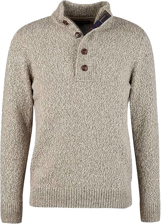 Barbour Mens Sid Half Zip Sweater