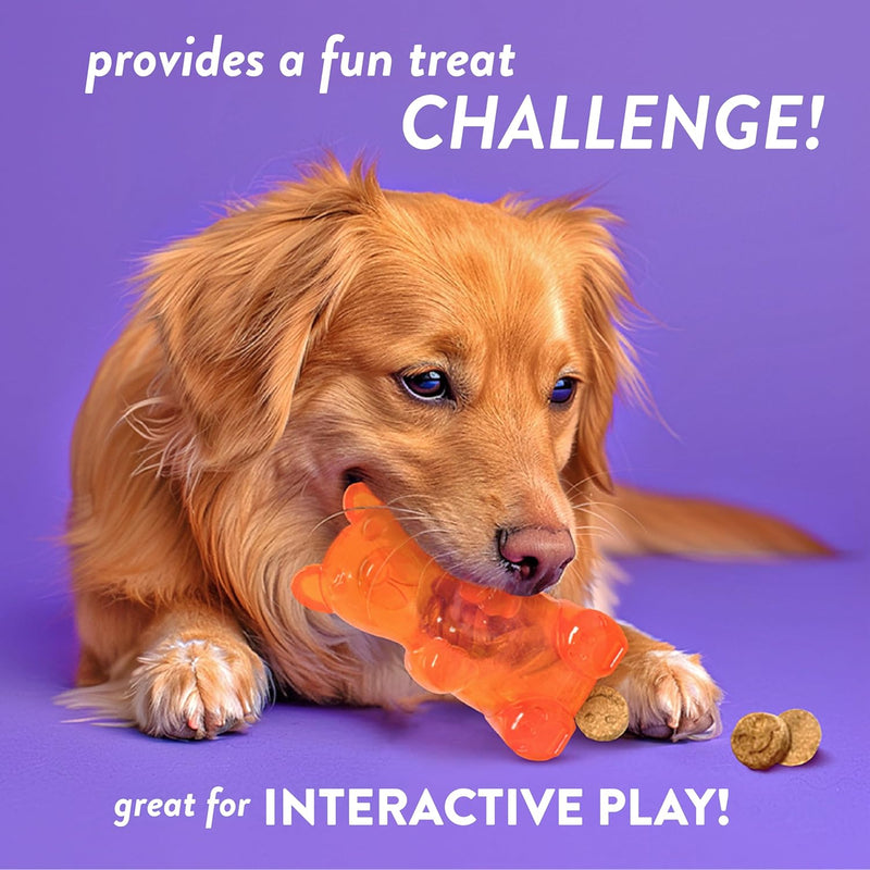 Spunky Pup Spunky Bear Interactive Dog Toy with Treats - Large