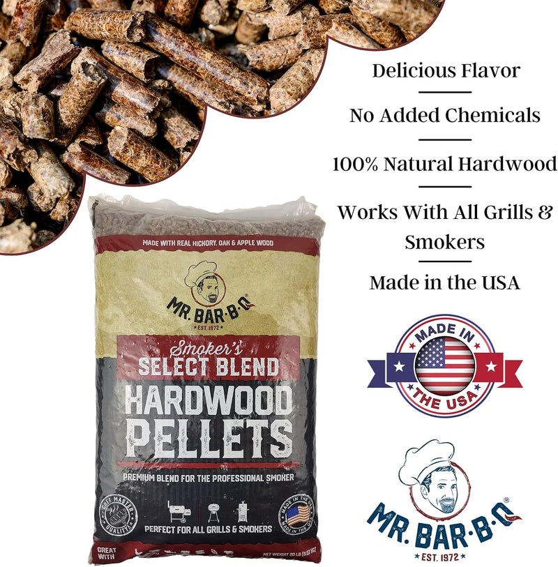 Mr. Bar-B-Q Smokers Select Blend Smoking Pellets - 20 lb.