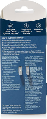 Yankee Candle Blue Organic Pattern ScentPlug Diffuser Starter Pack - MidSummer's Night Refill