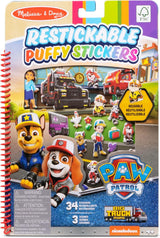 Melissa & Doug PAW Patrol Restickable Puffy Stickers - Big Pup Trucks