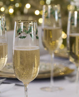Lenox Holiday Decal Fluted Glasses - Set of 4