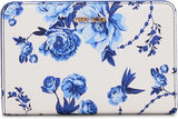Anne Klein Blue Toile Medium Snap Bifold Wallet