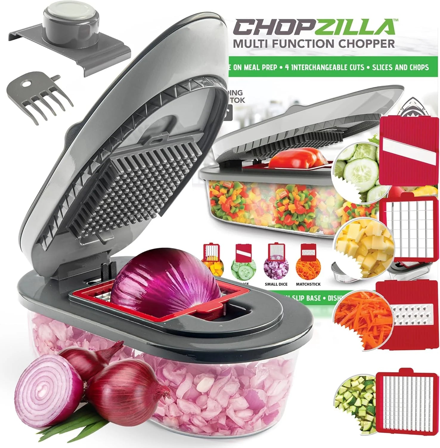 Chopzilla All-In-1 Multi-Function Vegetable Chopper – ShopCGX