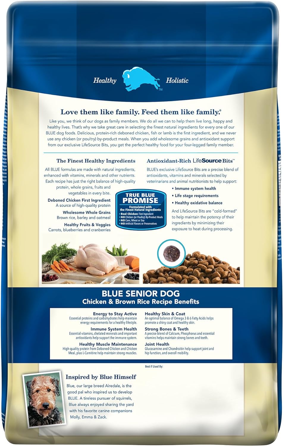 Blue Buffalo Life Protection Formula Senior Dry Dog Food - 30 lbs.