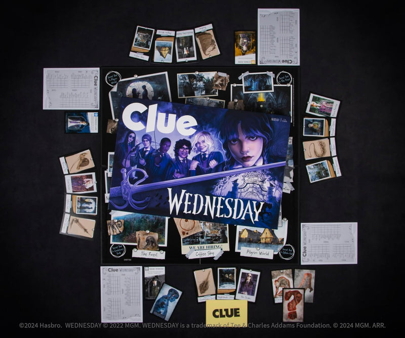 CLUE Wednesday Classic Board Game Inspired by The Netflix Original Series