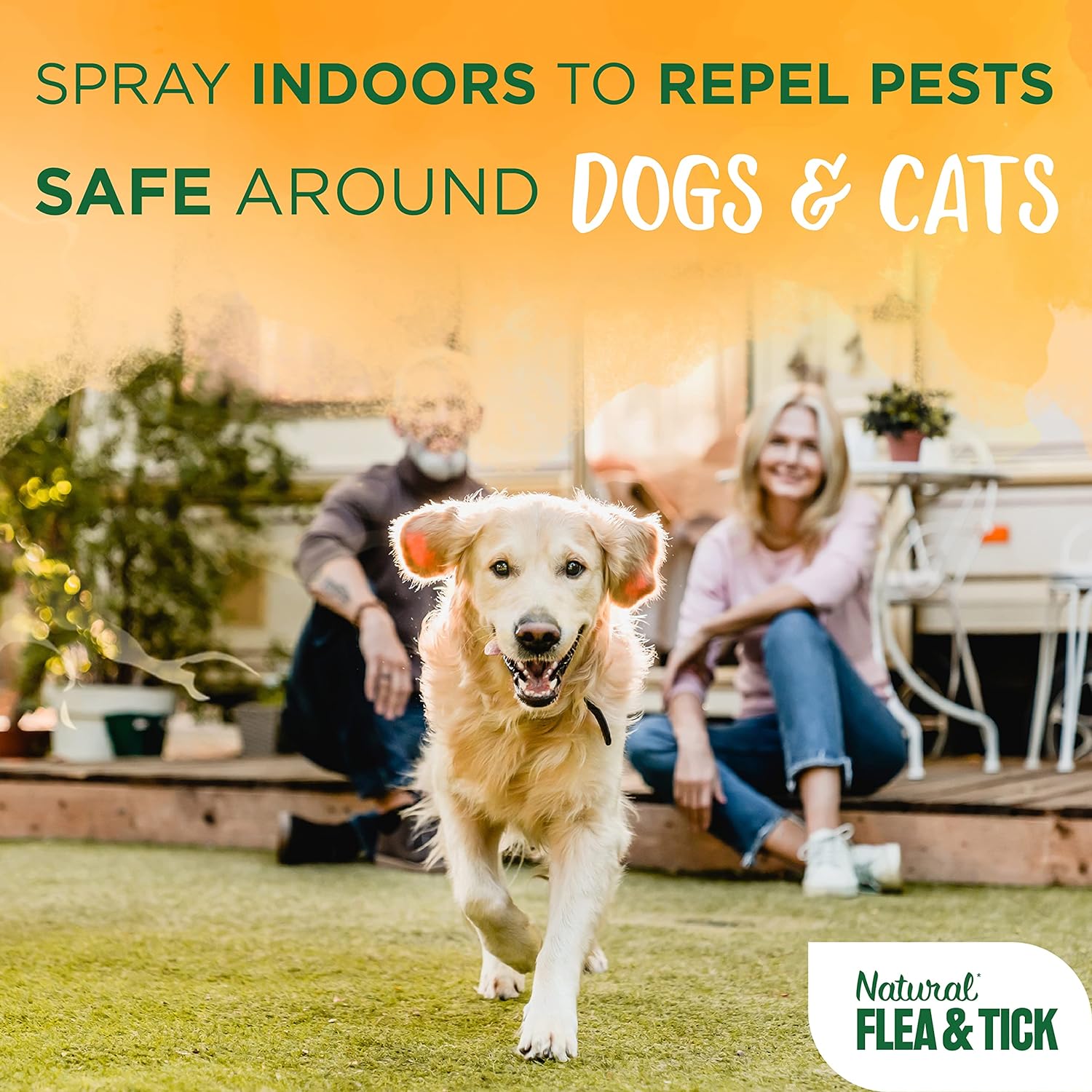 TropiClean Natural Flea and Tick Spray for Home - 32 oz.