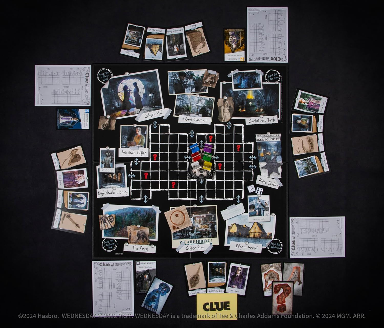 CLUE Wednesday Classic Board Game Inspired by The Netflix Original Series