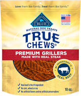 Blue Buffalo True Premium Grillers Chew Natural Jerky Dog Treats - 10 oz.