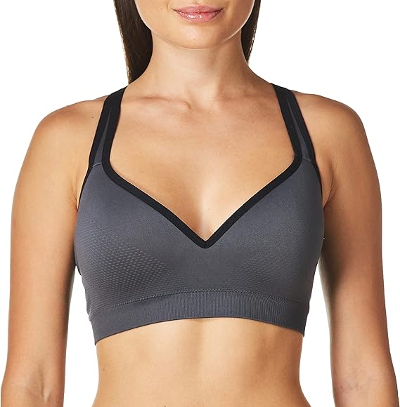 Jockey Womens Mid Impact Molded Cup Seamless Sports Bra