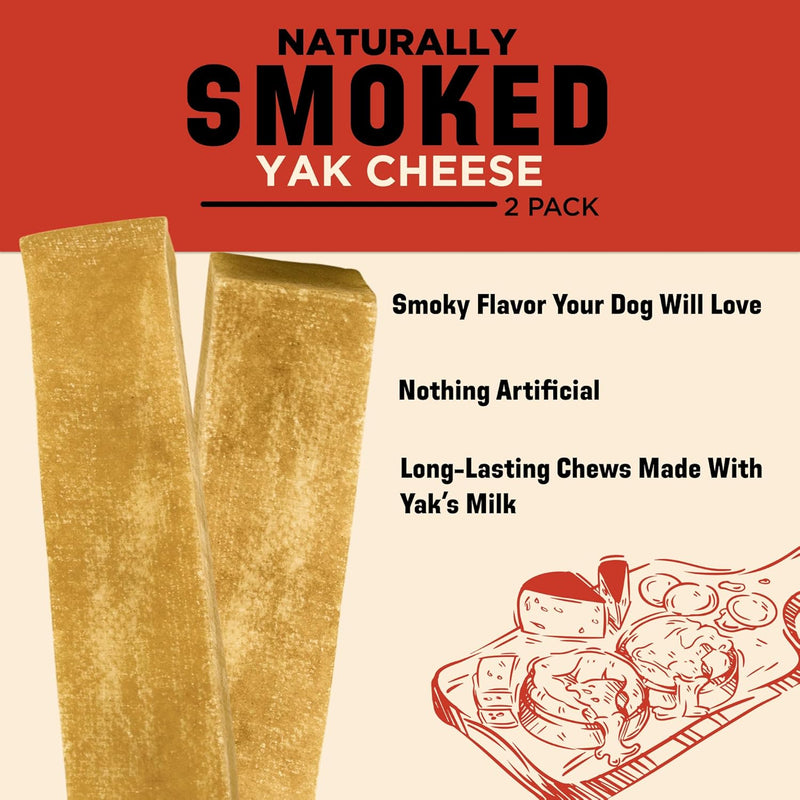 Barkworthies Hickory Smoked Yak Cheese - 2 ct.