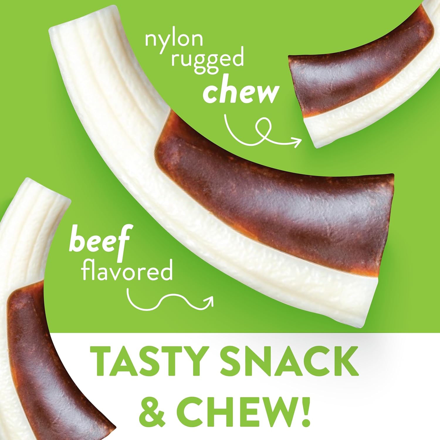 Spunky Pup Snack & Chew Antler Flavored Dog Chew Toy