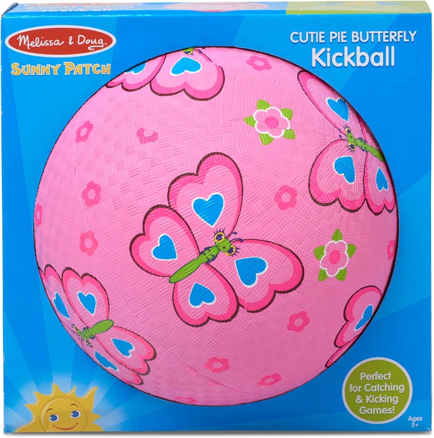 Melissa & Doug Sunny Patch Cutie Pie Butterfly Classic Rubber Kickball