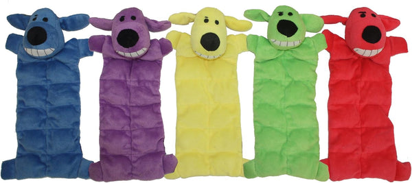 Multipet Loofa Squeaker Mat Soft Plush Dog Toy - 12"