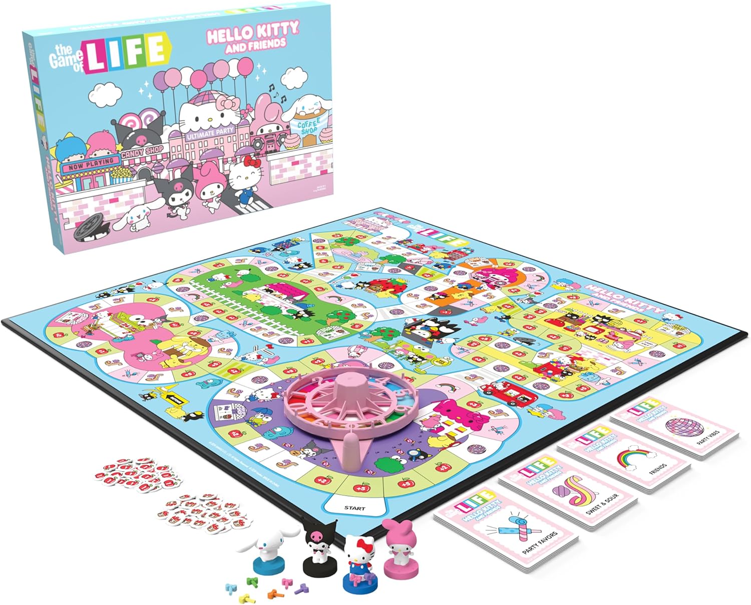 The OP Games Hello Kitty Game of Life Board Game