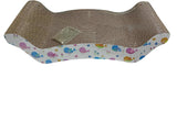PetRageous Early Bird W-Shaped Corrugated Cat Lounge Scratcher