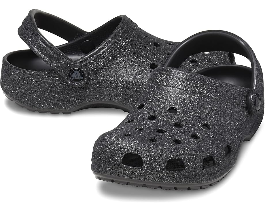 Crocs Womens Classic Glitter Clogs