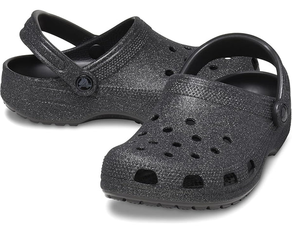 Crocs Womens Classic Glitter Clogs