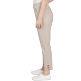 Ruby Rd. Womens Stretch Sateen Ankle Pants