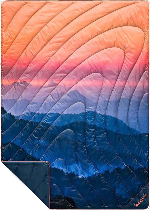 Rumpl Original Puffy Blanket - Puffy Alpenglow