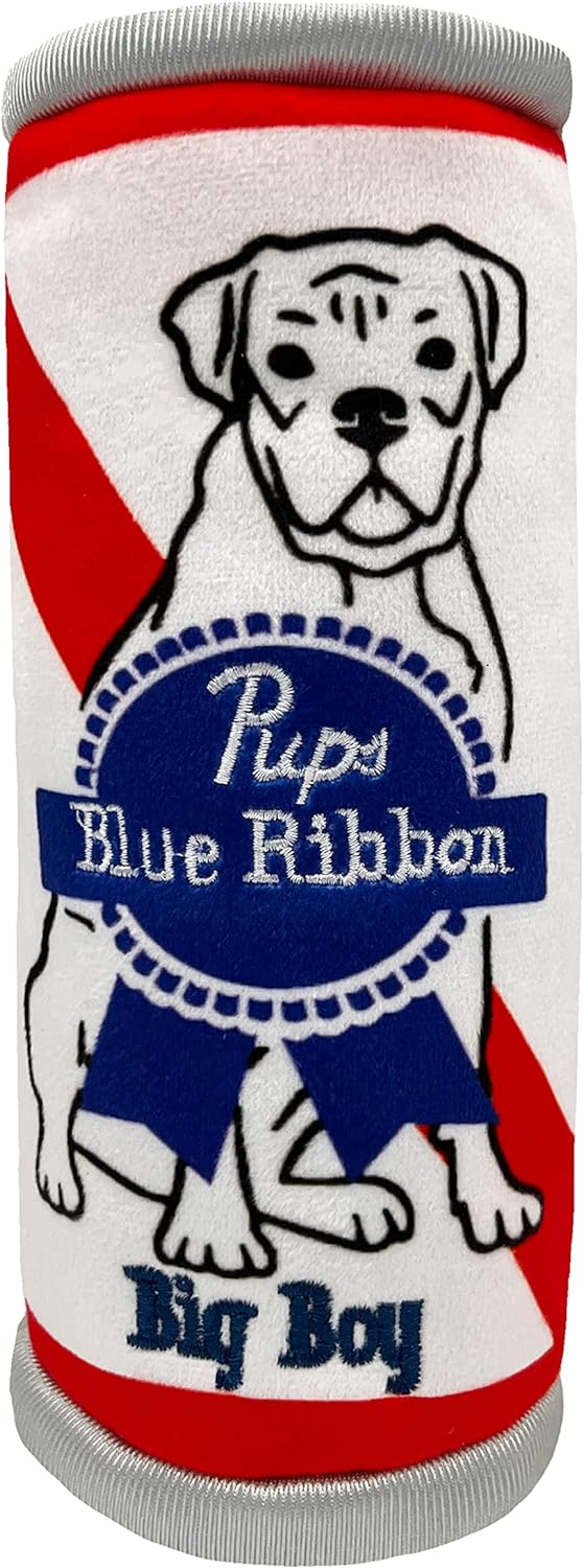 Huxley & Kent Pups Blue Ribbon Plush Dog Toy - Small