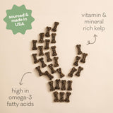 Polkadog Green Monstah Bone Shaped Crunchy Dog Treats - 7 oz.
