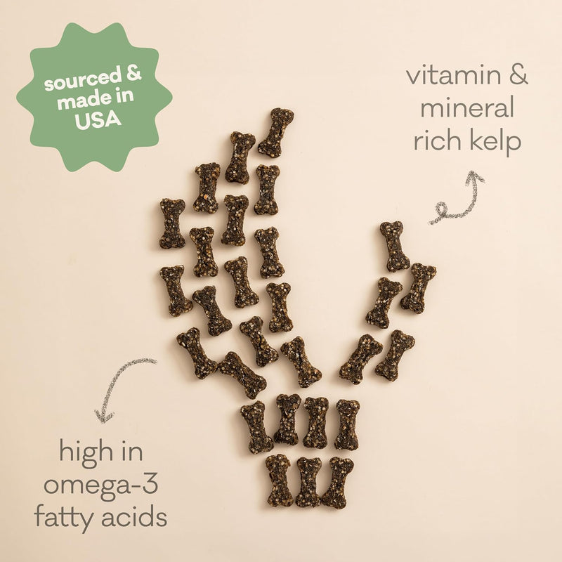 Polkadog Green Monstah Bone Shaped Crunchy Dog Treats - 7 oz.