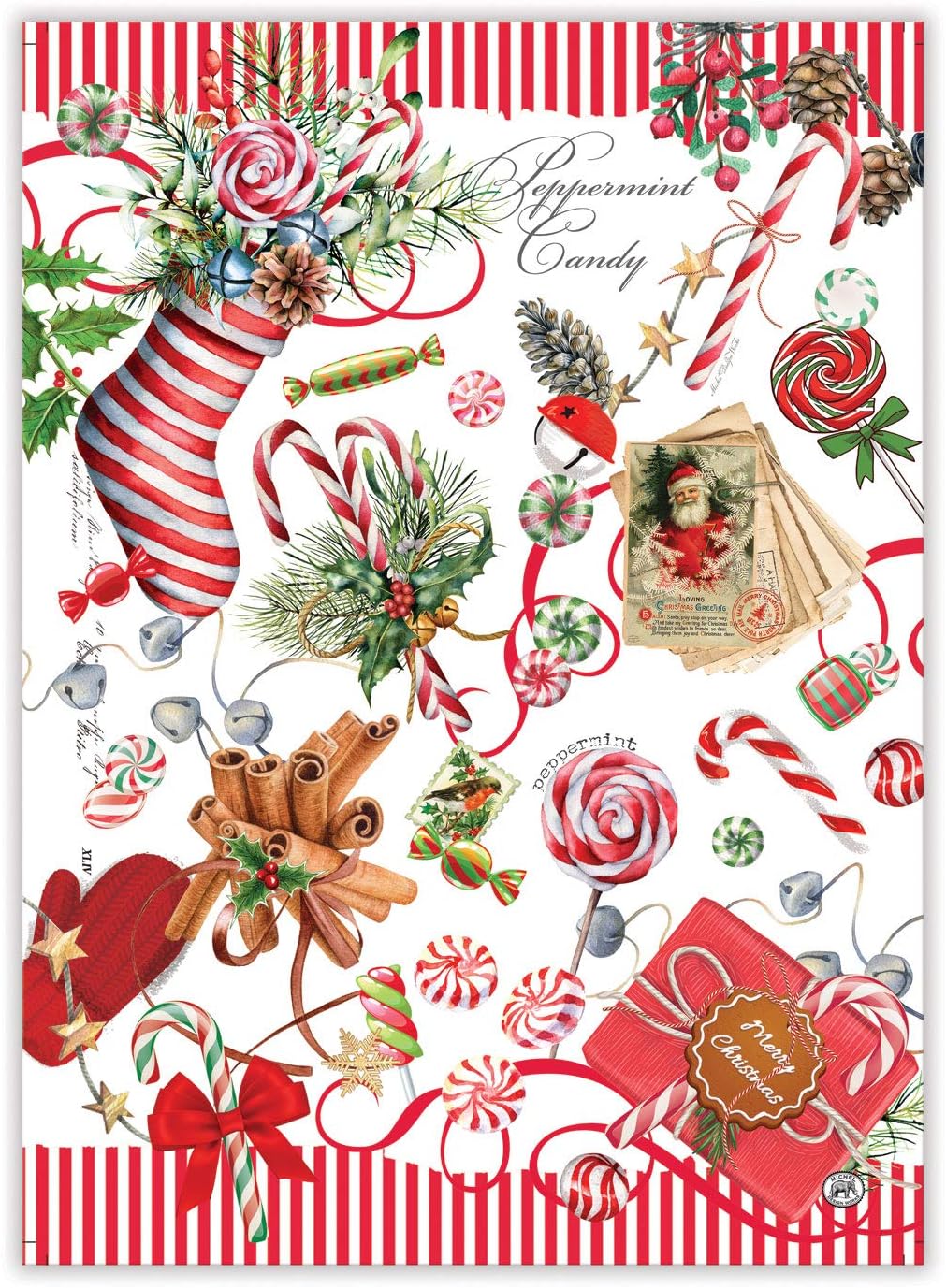 Michel Design Works Peppermint Kitchen Towel