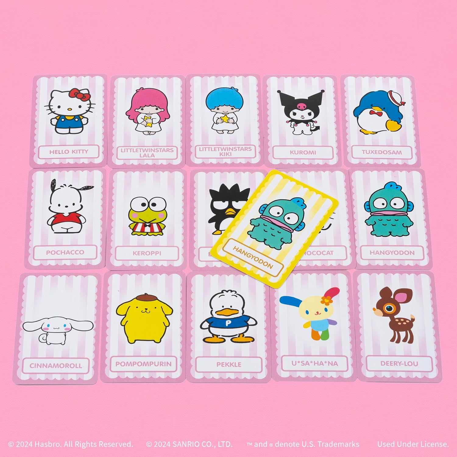 The OP Games Hello Kitty and Friends Gues WHO? Card Game