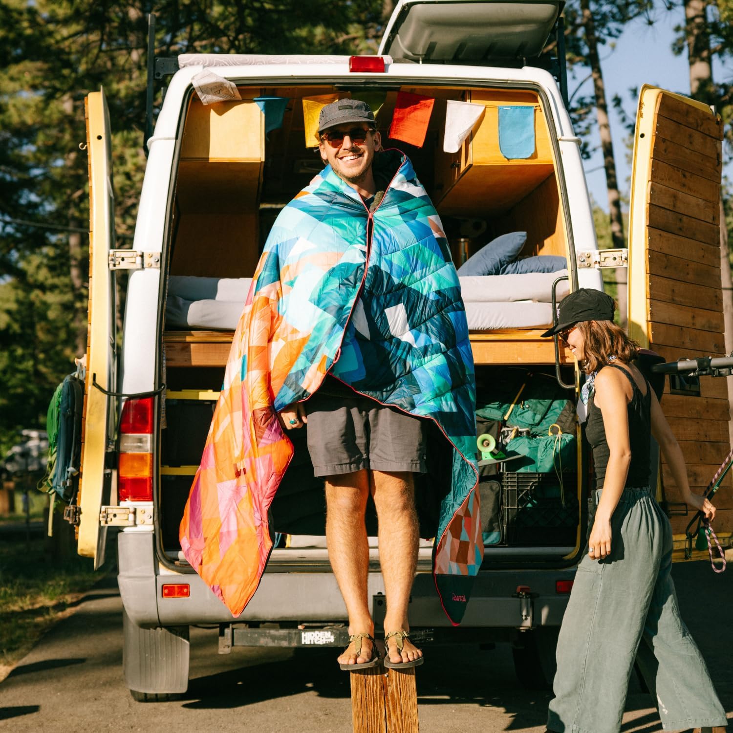 Rumpl Original Puffy Blanket - Deepwater