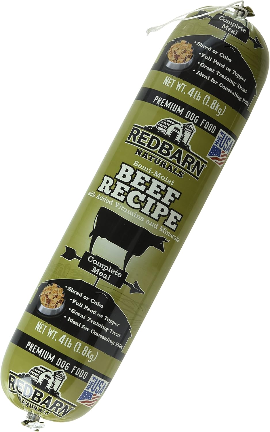 Redbarn All-Natural Premium Rolled Dog Food - 4 lbs.