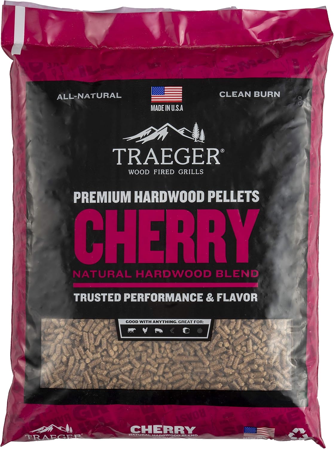 Traeger Grills Cherry All-Natural Wood Pellets - 20 lbs.