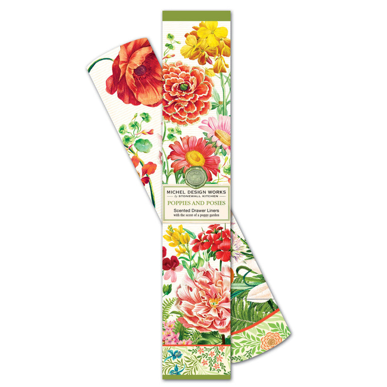 Michel Design Works Poppies & Posies Drawer Liner