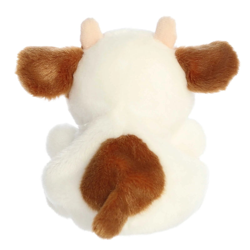 Aurora Palm Pals 5" Caroline Brown Cow Plush Toy