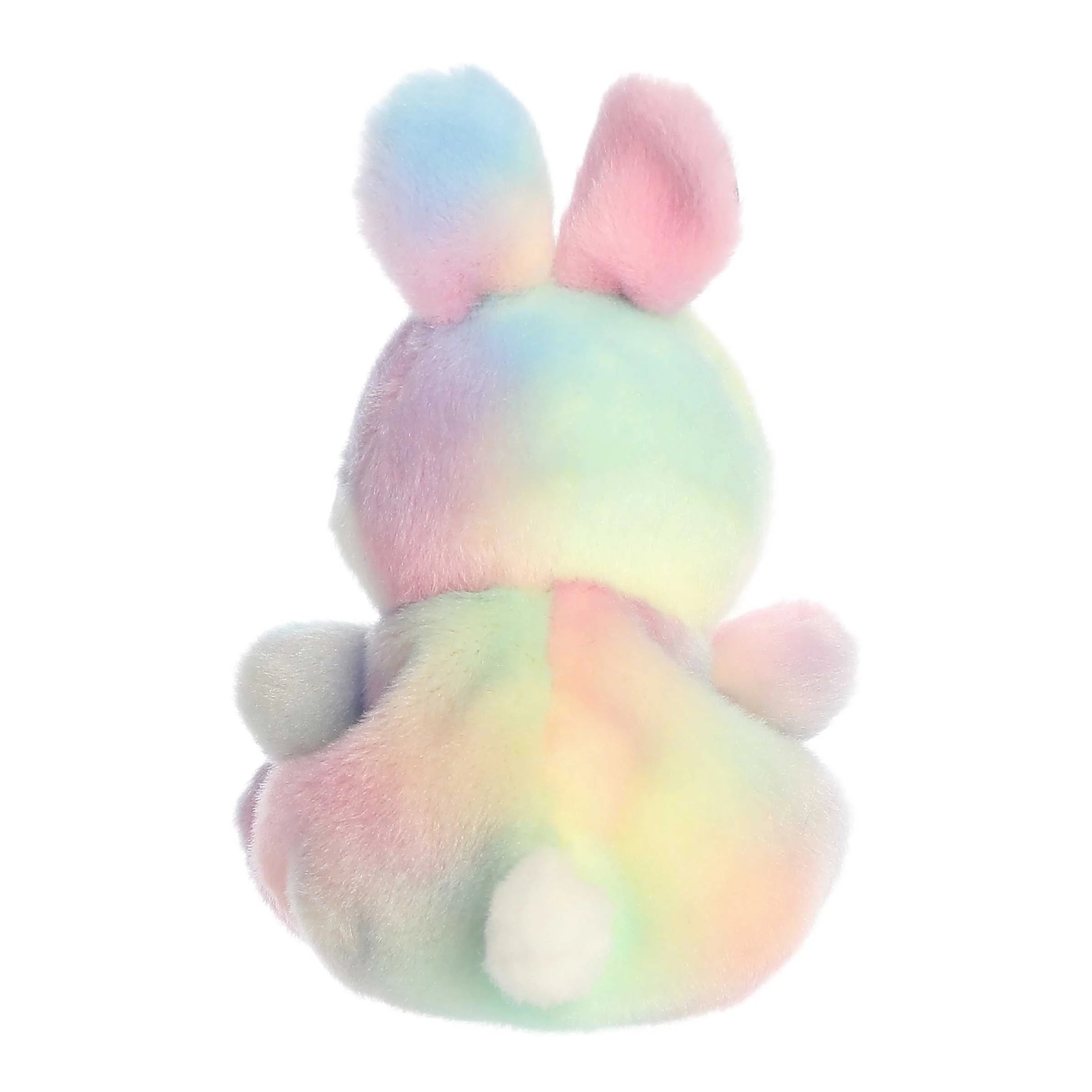 Aurora Palm Pals 5" Opal Rainbow Bunny Plush Toy