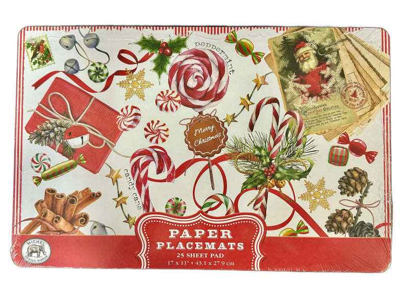 Michel Design Works Peppermint Paper Placemats