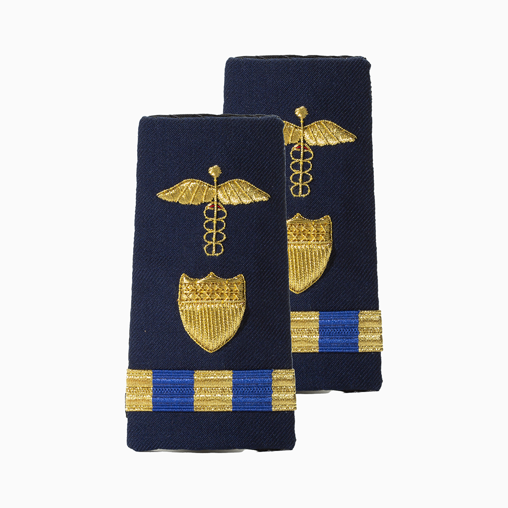 Vanguard CG Enhanced Shoulder Board Male WO-3 Medical Administration