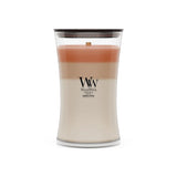 WoodWick Hearth Spice Large Hourglass Trilogy Candle - 21.5 oz.