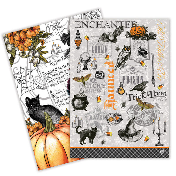 Michel Design Works Trick or Treat Kitchen Towels Set