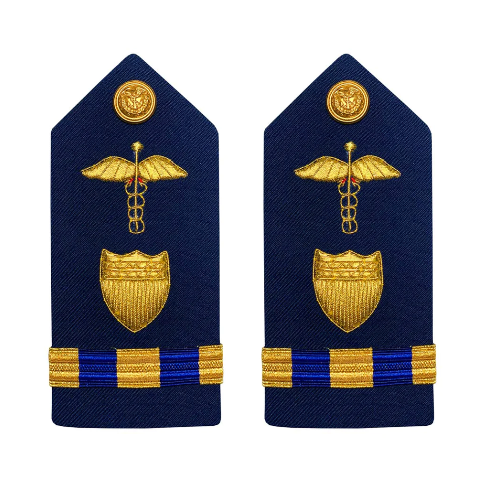Vanguard CG Hard Shoulder Board Male WO-3 Medical Administration