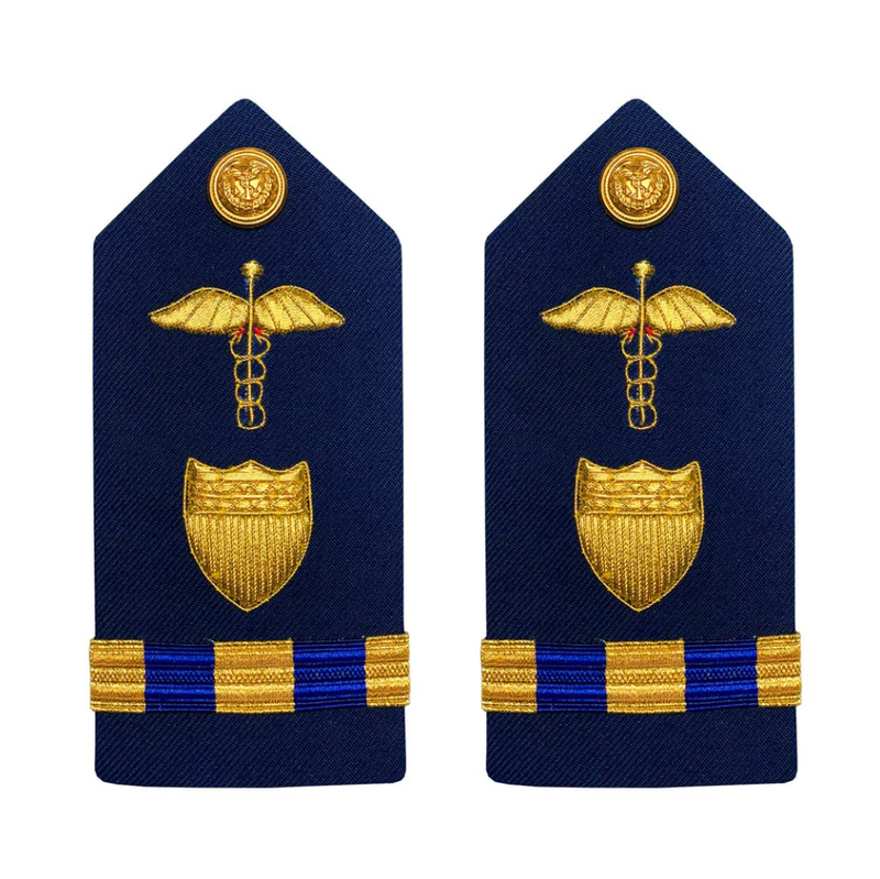Vanguard CG Hard Shoulder Board Male WO-3 Medical Administration