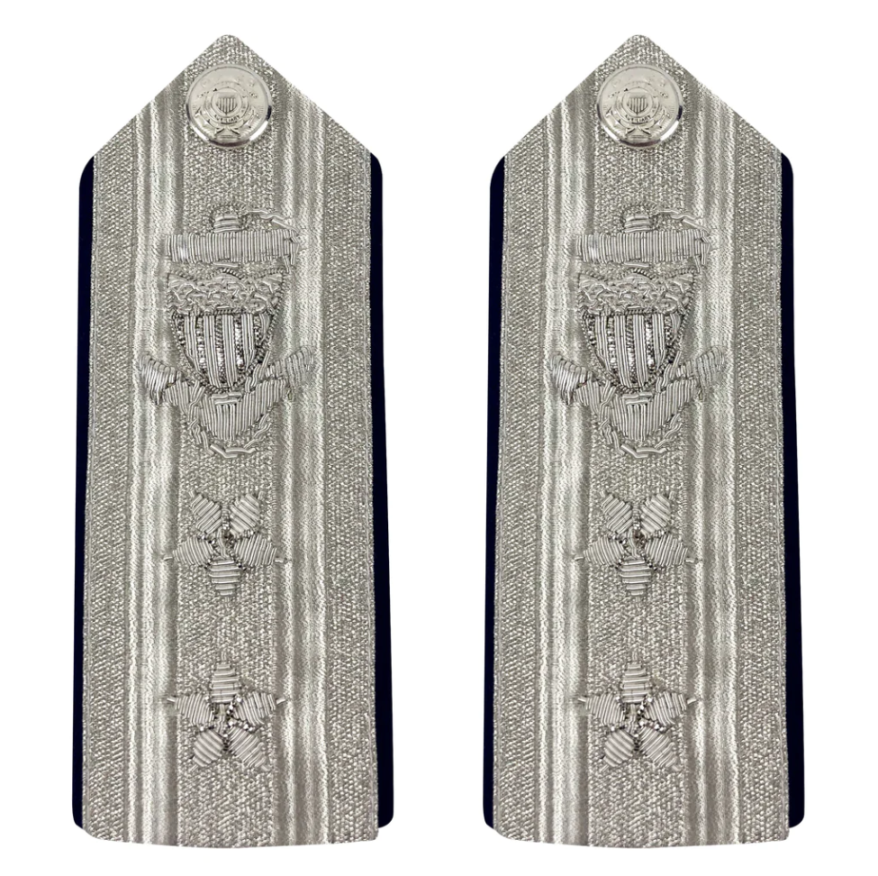 Vanguard CG Aux Hard Shoulder Board Female Navco & Narco (2 Stars Bullions)