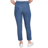 Ruby Rd. Womens Comfort Stretch Pull-On Jeans