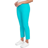 Ruby Rd. Womens Pull On Silky Tech Ankle Pants