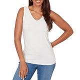 Ruby Rd. Womens Reversible Scoop and V-Neck Tank Top