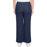 Ruby Rd. Womens Super Soft Stretch Wide Leg Jeans