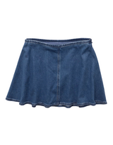 American Eagle Womens AE High-Waisted Denim Mini Skort