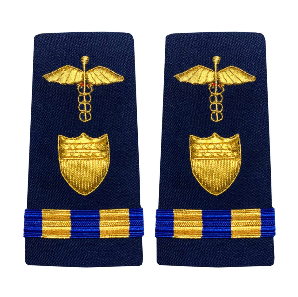 Vanguard CG Enhanced Shoulder Board Female WO-2 Medical Administration