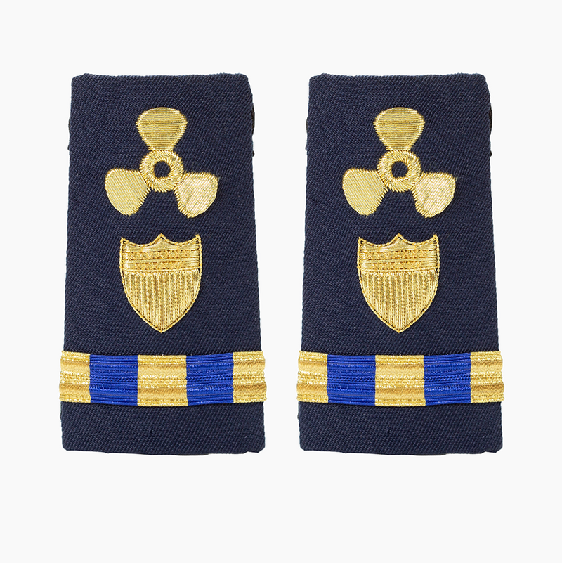 Vanguard CG Enhanced Shoulder Board Female WO-2 Naval Engineering