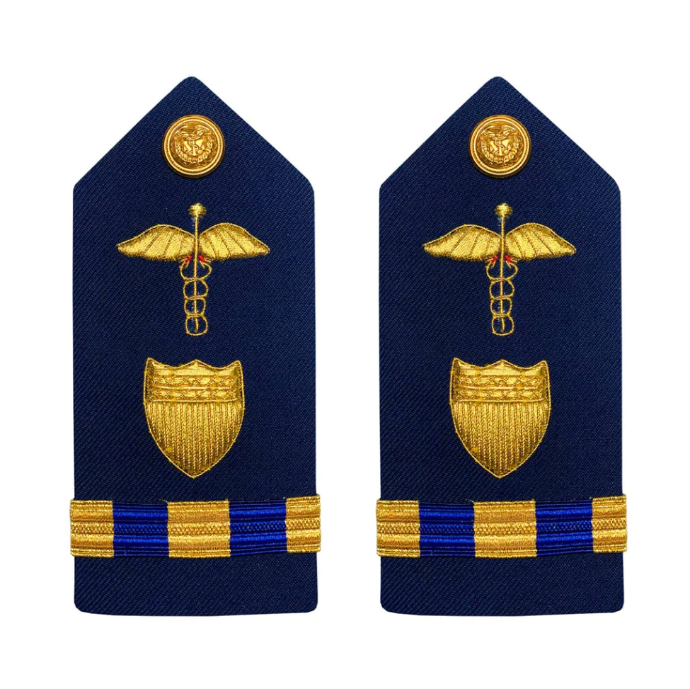 Vanguard CG Enhanced Shoulder Board Female WO-3 Medical Administration